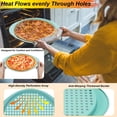thumbnail image 3 of Donepart 13 Inch Round Pizza Pan, Nonstick Carbon Steel Pizza Baking Tray, Blue Speckled Pizza Pan for Oven, Dishwasher Safe, Flat Bakeware for Crispy Crust, 3 of 8