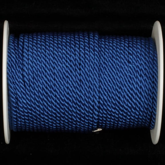 The Ribbon People Royal Blue Braided Cording Craft Ribbon 0.2" x 55 Yards