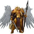 thumbnail image 1 of Figura de acción JOYTOY Warhammer The Horus Heresy Sanguinius 1/18, 1 of 7