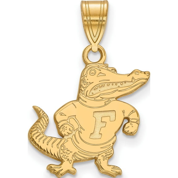 10K Yellow Gold 10Ky Logoart University Of Florida Medium Pendant (23 X 16) Made In United States 1y071ufl