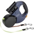 thumbnail image 1 of Retractable Double Dog Leash With Two 3 Meter Long Cords, 360 Tangle-free Double Dog Leash For Walking Two Dogs Up To 50 Lbgray, 1 of 5