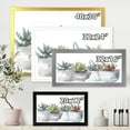 thumbnail image 4 of Designart 'Succulent and Cactus House Plants IV' Farmhouse Framed Art Print, 4 of 4