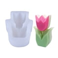thumbnail image 1 of Flower Candle Molds Birthday Holiday Gift Diy Hand-Made Aromatherapy Maker For Making Soap, 1 of 9