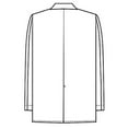 thumbnail image 2 of Panda Uniform Made To Order 32-Inch Men's Three Pocket Consultant Lab Coat, 2 of 6