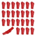 thumbnail image 1 of Uxcell 100pcs Peg Hook Locks Stop Locks, 4mm ABS Pegboard Display Hook Security Lock, Anti Sweep Theft Stop Locks for Retail Shop and Shopping Center Pegboard Display, Red, 1 of 7