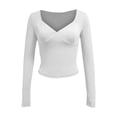 thumbnail image 5 of EDFBUYKRS Women’S and Women’S Plus Relaxed Fit Button Front Shirt, Sizes M, 5 of 6