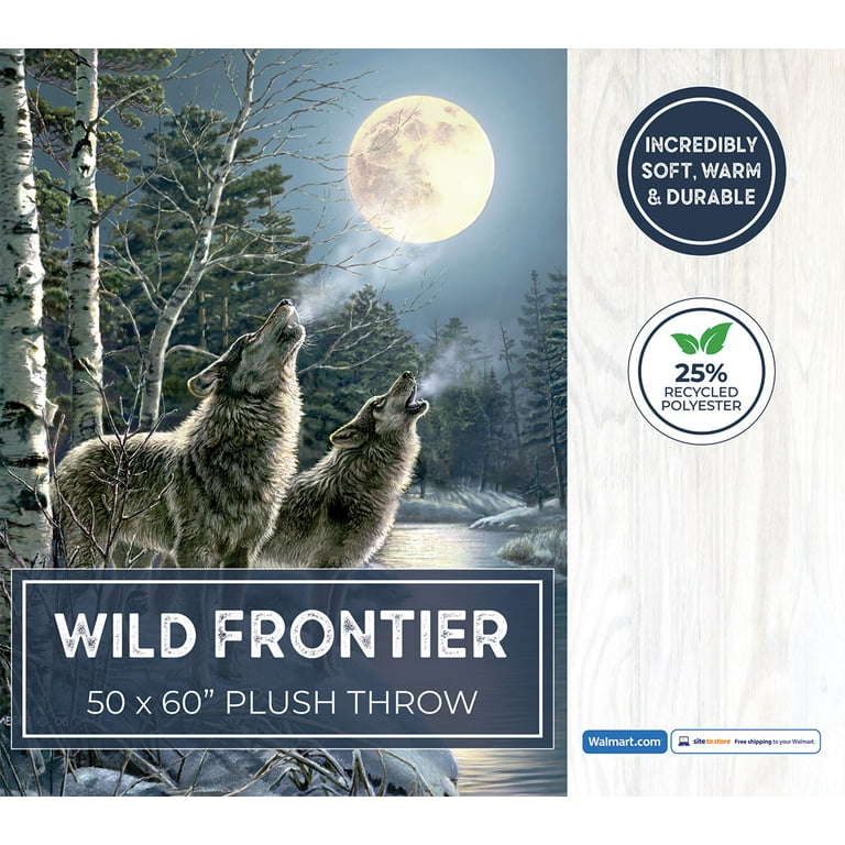 Wolf blanket walmart sale