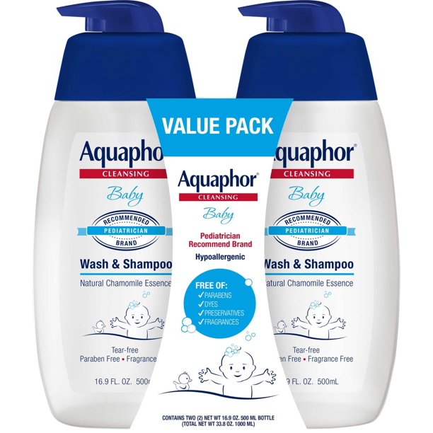 Product of Aquaphor Baby Wash & Shampoo Value Pack, 2 pk. /16.9 fl. oz