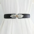 thumbnail image 3 of Racing Butterfly Female Fashion Elastic Stretch Waistband Crystal Belt Cinch Waist Accessories, 3 of 8
