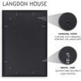 thumbnail image 4 of Langdon House 11x17 Black Picture Frame, Mid-Century Style, 1 Pack, Prima Collection (US Company), 4 of 6