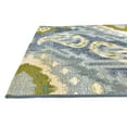 thumbnail image 3 of Unique Loom Outdoor Modern Collection Area Rug - Union (2' 7" x 12' Runner Blue/Navy Blue), 3 of 11