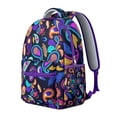 thumbnail image 2 of Paisley Print Gift Backpack - Trendy School Bookbag for College Students, Waterproof Backpack with Laptop Sleeve for Women & Men, Stylish Paisley Design, 2 of 6