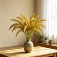 thumbnail image 6 of SHIMELE Artificial Rice Stalks Bundle, Decorative Faux Paddy Grain Stems, Realistic Dried Look, Home and Wedding Decor, Versatile Centerpieces for Fall, 6 of 6
