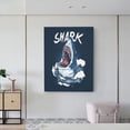 thumbnail image 6 of Xecao Shark for Ready-to-Hang Canvas Art 12x16 Inches - Waterproof HD Print Solid Wood Frame for Gifting,Vertical, 6 of 8
