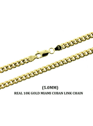 10kt Small Cuban Link Men's Ladies Solid Yellow Gold Micro 1.5-3mm