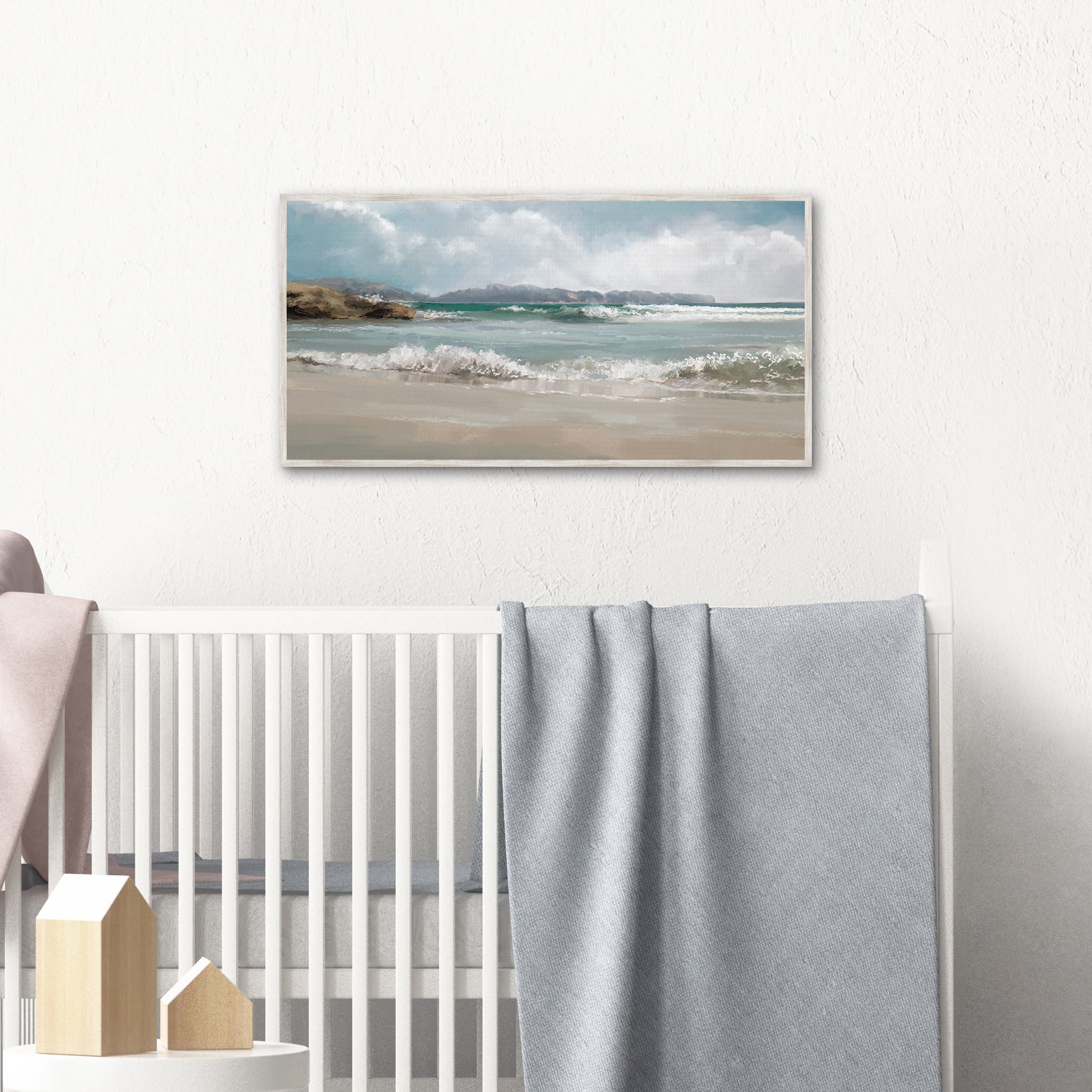 Morning Tides by Studio Arts Framed Canvas Art