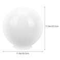 thumbnail image 2 of OULII Abat-jour Moderne Blanc Rond pour Lampe de Table 1ensemble, 2 of 8