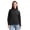 Black, variant on Apparel 5710 Women's Lexington Stretch Anorak-Navy-S