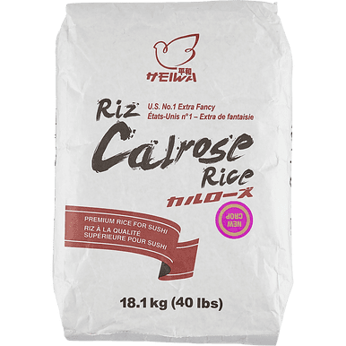 Heiwa Calrose Premium Sushi Rice | Bulk Food Service | 18.1 kg/39 Lbs