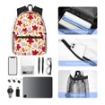 thumbnail image 4 of Disketp fall laef Maple Mochila Ligera Clásica con Múltiples Bolsillos, Mochila Casual para Hombre y Mujer, Ideal para Escuela, Trabajo y Viajes, 4 of 6