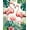 Pink, Pattern 3, variant on Flatwoven High Traffic Area Rug, Whimsical Flamingo Tropical Style, Non Slip, Stain Resistant, Washable Area Rugs for Living Room, Bedroom(Pink, 3X5)