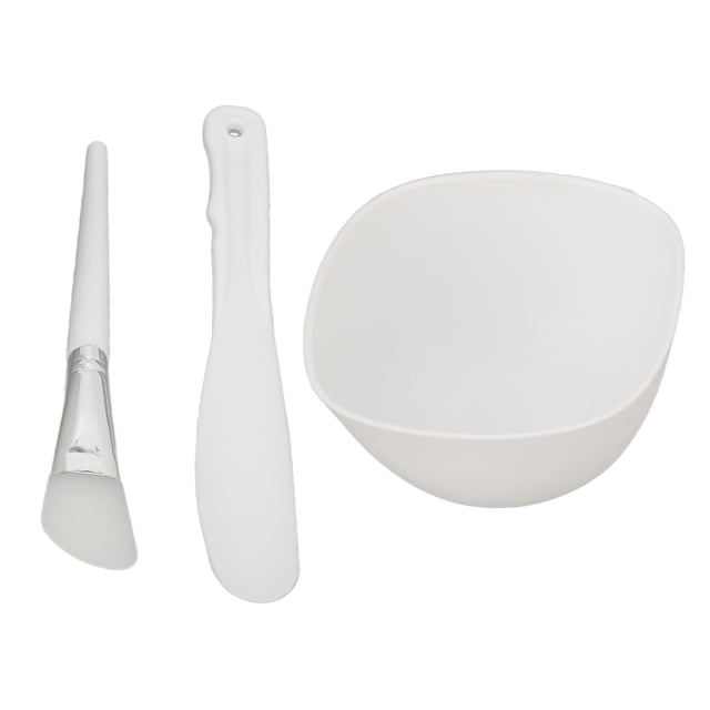 3pcs DIY Tool Set Silicone Bowl Brush Spatula Set DIY Mixing Tool Sets