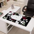 thumbnail image 3 of Long Mouse Pads for Desk,Pioneer Flower Floral Print Pattern Desk Mats on Top Of Desks, Desk Mouse Pad Extra Large with 3mm Non-Slip Base and Stitched Edge for Gaming,Office,Work,Home 31.5"x15.7", 3 of 6