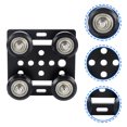 thumbnail image 2 of MasteelfCA Aluminum Profile Pulley V Wheel Plate European 3D Printer Part Accessories, 2 of 8