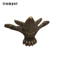 thumbnail image 1 of Case Foot Metal Corner Protector Wooden Box Foot Mount corner foot protector metal Furniture Protector Decoration, Small, Brass, 1 of 7