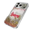 thumbnail image 2 of Nebraska Huskers Linen Logo iPhone Glitter Case, 2 of 6