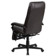 thumbnail image 4 of Scranton & Co High Back Leather Reclining Office Chair in Brown, 4 of 6