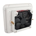 thumbnail image 4 of RV Modification Accessories Refrigerator Inverter Heat Dissipation Car White Side Air Outlet RV 1-way Dust-proof Ventilation Fan ,Long Lasting, 4 of 6