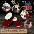 thumbnail image 6 of cosyone1997 Fuzzy House Slippers for Women Indoor, Warm Fluffy Slip-on Shoes Non Slip, Winter Warm Bedroom Moccasin Loafers, Cozy Gifts Unique, 6 of 6