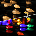 thumbnail image 4 of mollie Multiple/Warm Color Christmas String Lights with Timer and 8 Mode Controller, 17.3Ft Holiday Decor Fairy Light with 50 Replaceable LED Bulbs, 4 of 10