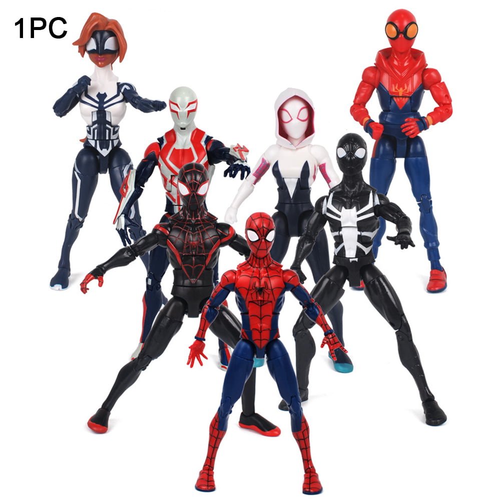 7 Pcs/Set Spider-Man PVC Action Figure Collectible Model Toy 