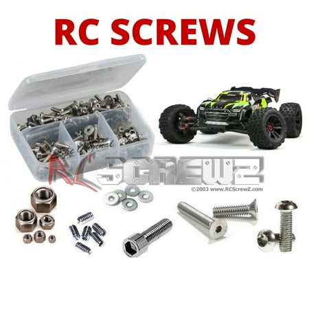 

RCScrewZ Arrma Kraton 8s 1/5th (#110002) Stainless Steel Screw Kit - ara022