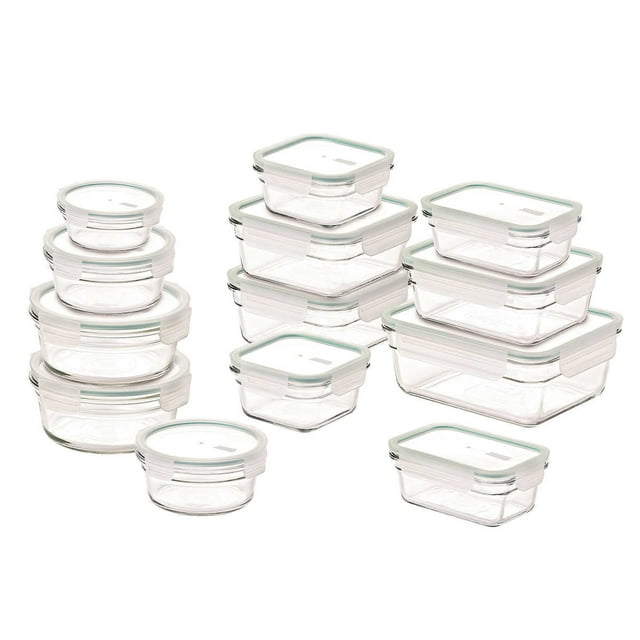 Ensemble de Rangement Alimentaire Glasslock, 26 Pièces