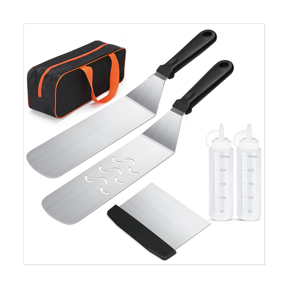 Blackstone Griddle Accessories Kit,Flat Top Grill Accessories Set for Blackstone and with Spatula & Carry Bag