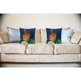 thumbnail image 2 of Betsydrake NC1212 Monarch & Flower Noncorded Pillow - Large, 2 of 2