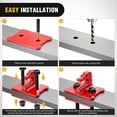 thumbnail image 5 of Nilight 2PCS Tractor Bucket Grab Hook 3/8'' Heavy Duty Drop Forged Steel Bolt On Zinc-Coated Cast Tow Max 15000 LBS Red, 5 of 9