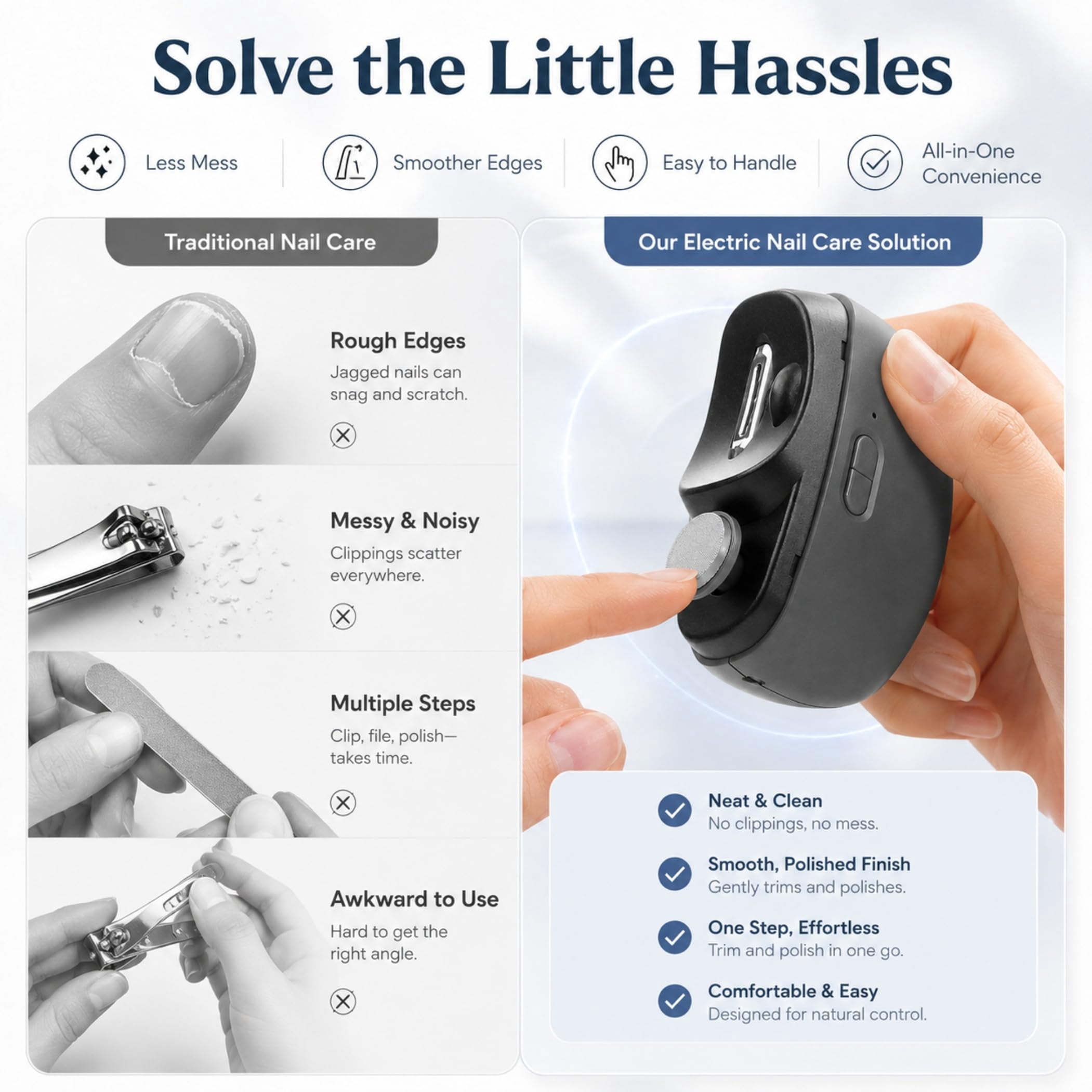 2-in-1 Smart Electric Toe Nail Clipper for Seniors – picture 6