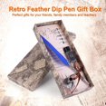 thumbnail image 4 of Fountain Pen,Classical Retro Fountain Pen Gift Box Retro Fountain Pen Exceptional Reliability, 4 of 8