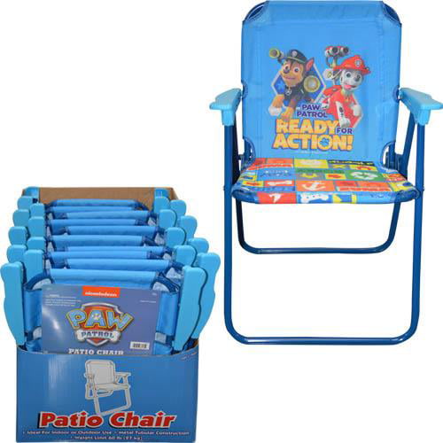 paw patrol patio chair