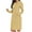 Beige, variant on Kaemgyyd Sweatshirt Dress for Women Fall Winter Casual Long Sleeve V Neck Hooded Pullover Midi Dress with Pockets
