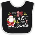 thumbnail image 3 of Inktastic My First Visit from Santa Boys or Girls Baby Bib, 3 of 4