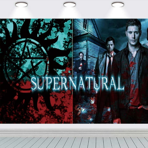 Supernatural school Poster Backdrop Banner Party Supplies Birthday Decorations Background for Photography Taspestry