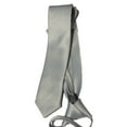 thumbnail image 1 of Cravate Étroite Rétro pour Hommes et Garçons Cravate Fine Pratique pour Mariage Fête Club Mariée Robe Argentée, 1 of 6