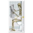 thumbnail image 1 of Skeleton Restroom Door Cover Party Accessory (1 Count) (1/Pkg) Pkg/6, 1 of 1