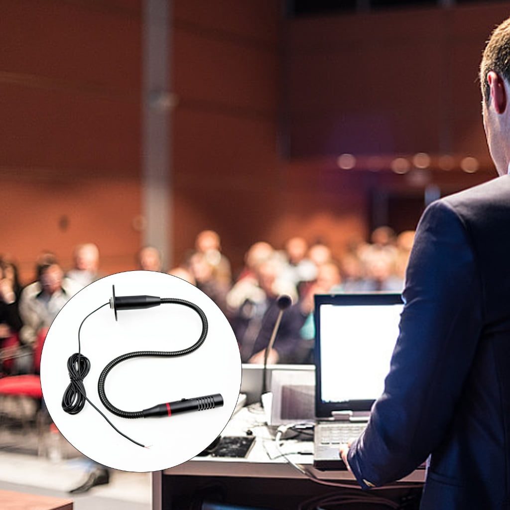 Adjustable Microphone With High Sensitivity And Metal Construction For Podcasting Streaming Conference Recording