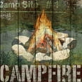 thumbnail image 2 of Art Licensing Studio 20x20 White Modern Wood Framed Museum Art Print Titled - Open Season Campfire, 2 of 4
